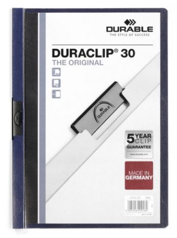 DOSIER CLIP DURACLIP PVC A4 2200 pinza METAL 30h A
