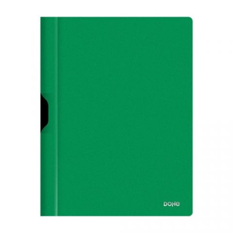DOSIER CLIP PP A4 pinza METAL 30h VERDE
