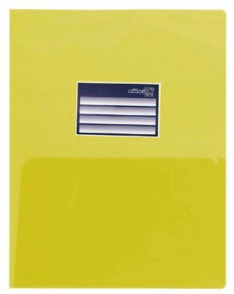 DOSIER con DOBLE BOLSA OFFICE BOX PP A4 con TARJET