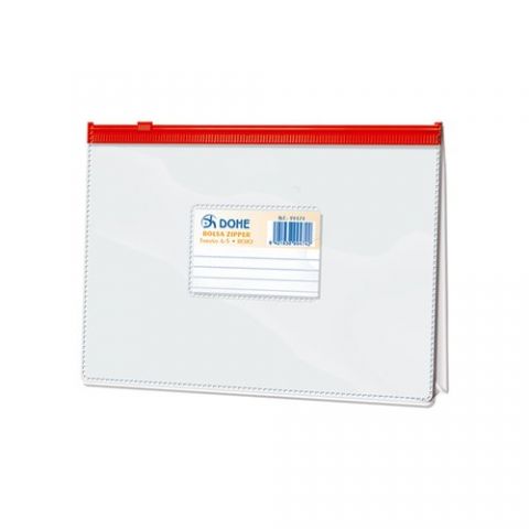 DOSIER SOBRE DOHE ZIP A5 EXPANDIBLE PVC TRANSPAREN