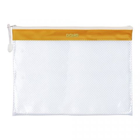 DOSIER SOBRE DOHE CREMALLERA A4 PVC AMARILLO