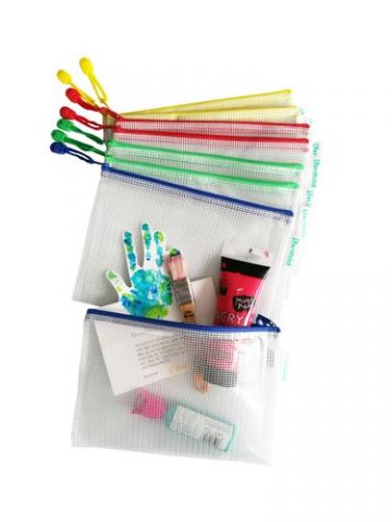 DOSIER SOBRE TARIFOLD CREMALLERA PVC A5 COLORES SU