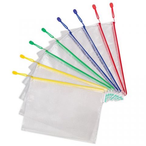 DOSIER SOBRE TARIFOLD CREMALLERA PVC A6 COLORES SU