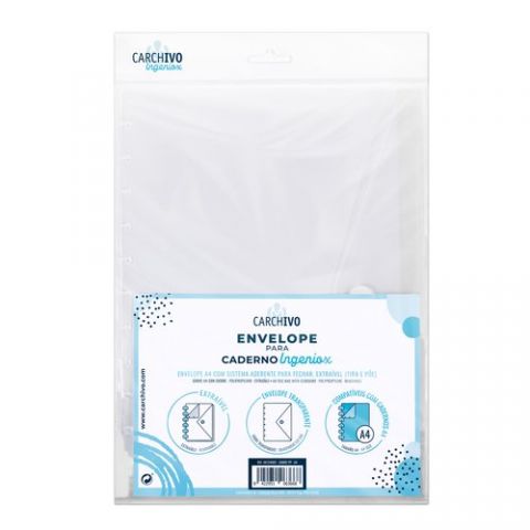 DOSIER SOBRE CARCHIVO INGENIOX PP VELCRO A4 TRANSP