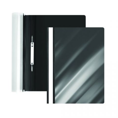 DOSIER FASTENER FOROFIS PVC A4 NEGRO MATE