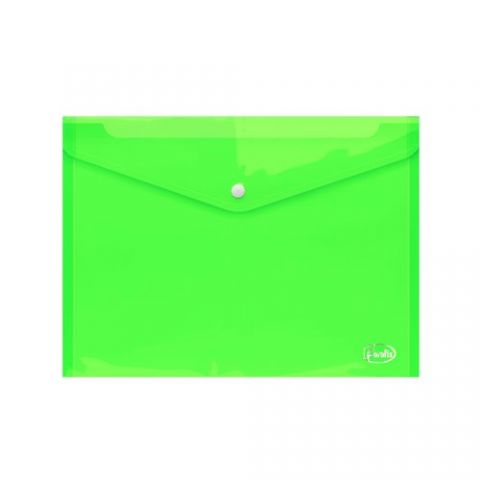 DOSIER SOBRE FOROFIS PP BROCHE A4 VERDE TRASLUCIDO