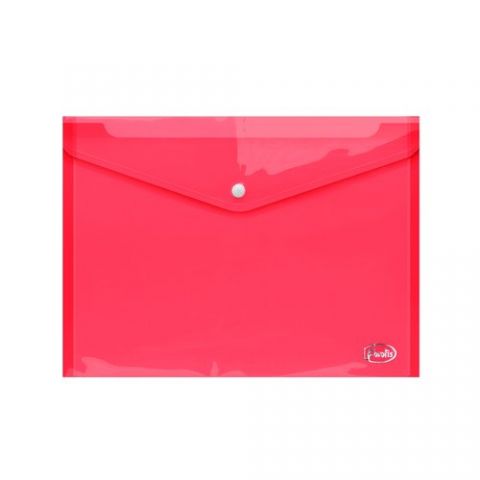 DOSIER SOBRE FOROFIS PP BROCHE A4 ROJO TRASLUCIDO
