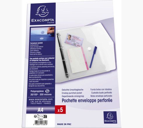 DOSIER SOBRE EXACOMPTA PP VELCRO A4 MULTITALADRO C