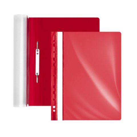 DOSIER FASTENER FOROFIS PVC A4 ROJO