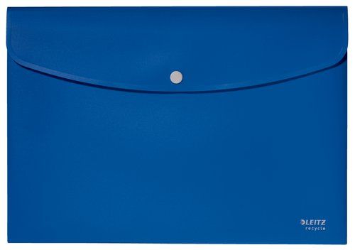 DOSIER SOBRE LEITZ RECYCLE PP OPACO BROCHE A4 AZUL
