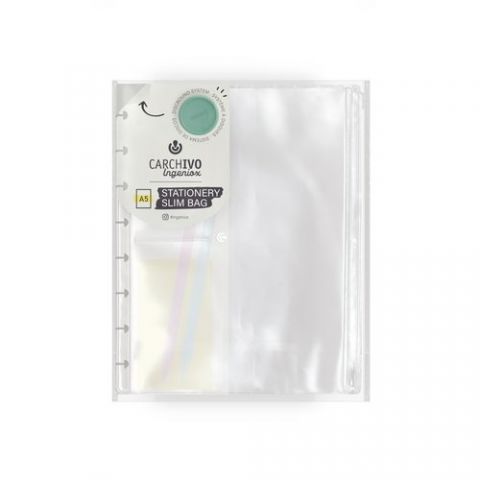 DOSIER BOLSA CARCHIVO INGENIOX PP SLIM BAG A5 TRAN