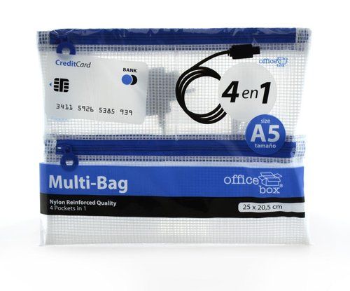 DOSIER SOBRE OFFICE BOX  CREMALLERA A5 con BOLSILL