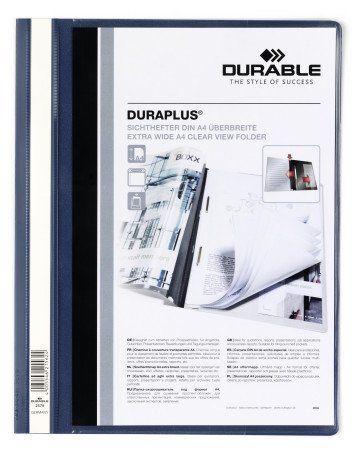 DOSIER FASTENER DURABLE DURAPLUS 2579 A4 AZUL OSCU
