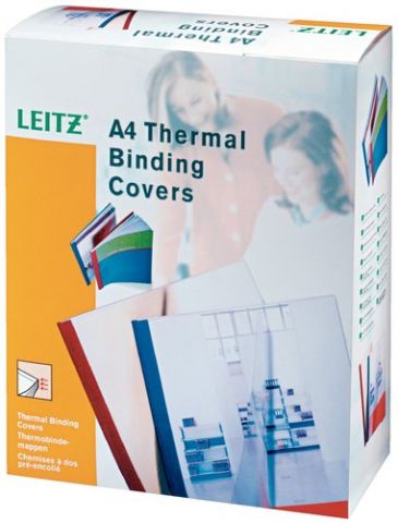 TAPA de ENCUADERNAR TERMICA LEITZ A4  4 mm ctr.240