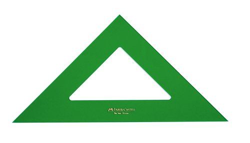 ESCUADRA FABER CASTELL 21 CENTIMETROS