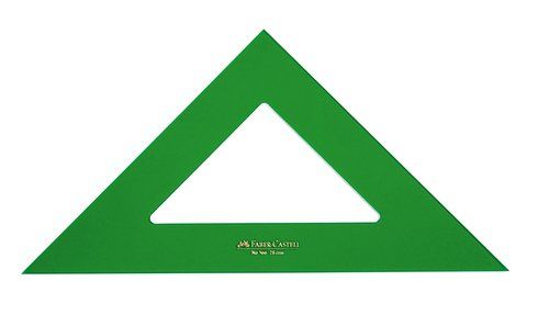 ESCUADRA FABER CASTELL 25 CENTIMETROS