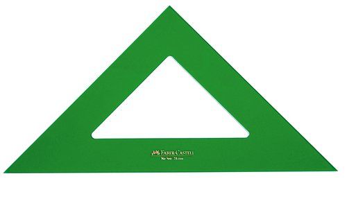 ESCUADRA FABER CASTELL 37 CENTIMETROS