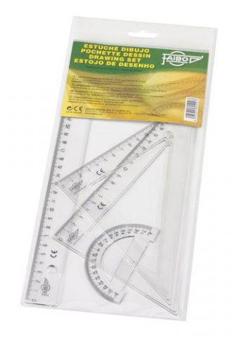 EQUIPO de DIBUJO FAIBO PACK de 4
Regla de 30 cm
Es