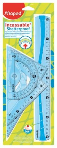 EQUIPO de DIBUJO MAPED 4 PIEZAS FLEXIBLE
