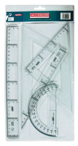 EQUIPO de DIBUJO SAFTA 25 CENTIMETROS BOLSA PARA C