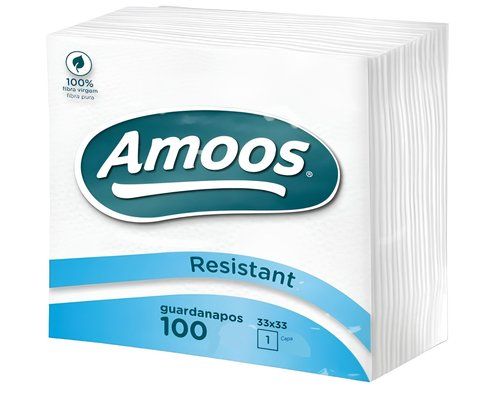 SERVILLETA PAPEL AMOOS RESISTANT 30x30 cm. 1 CAPA