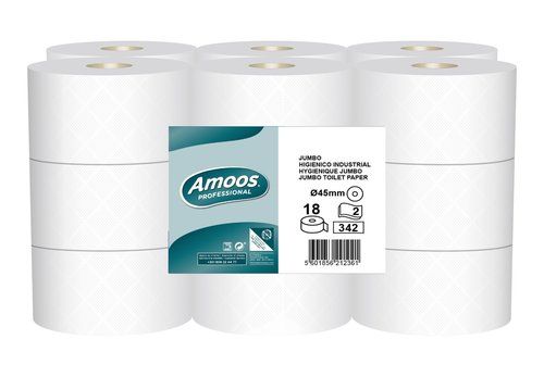 PAPEL HIGIENICO AMOOS PROFESSIONAL JUMBO 2 CAPAS 3