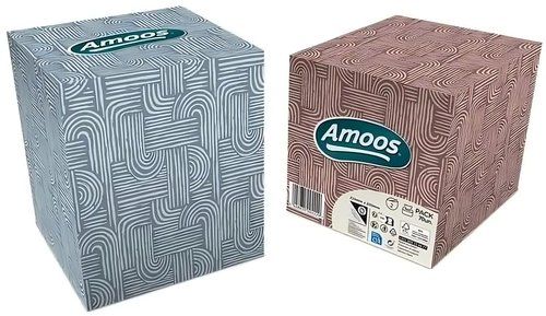 PAÑUELO PAPEL FACIAL AMOOS COSMETIC CUBE 2 CAPAS P