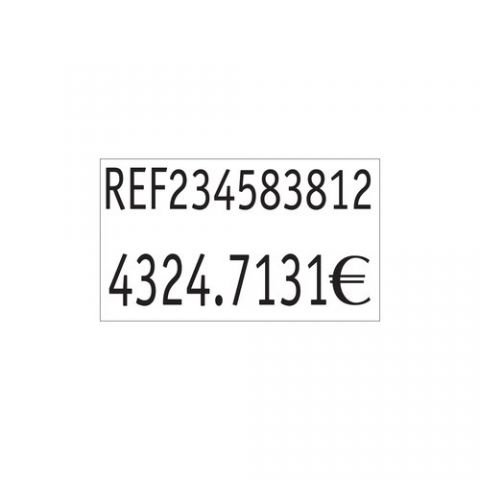 ETIQUETAS de PRECIOS PRYSE ADH.NORMAL 26x16 mm BLA