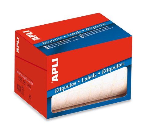 ETIQUETAS ADH.MANUALES ROLLO APLI BLANCAS C.ROMOS