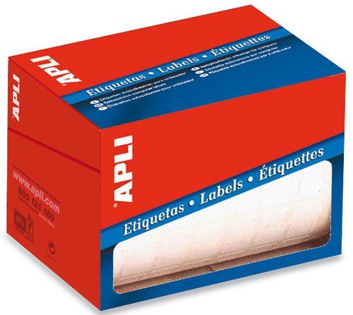 ETIQUETAS ADH.MANUALES ROLLO APLI BLANCAS C.ROMOS