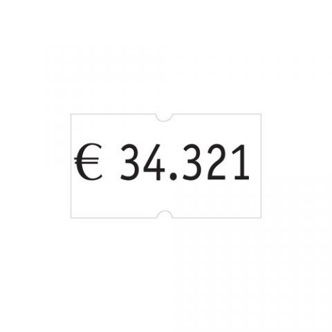 ETIQUETAS de PRECIOS PRYSE ADH.REMOVIBLE 21x12 mm