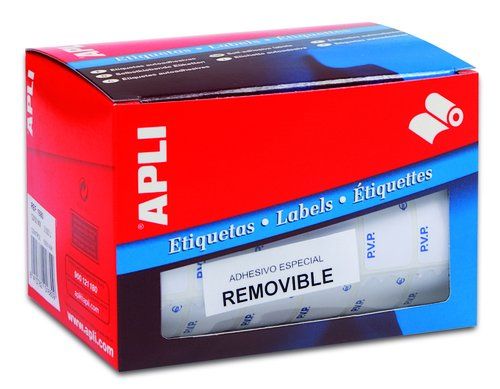 ETIQUETAS ADH.MANUALES ROLLO APLI PVP BLANCAS REMO