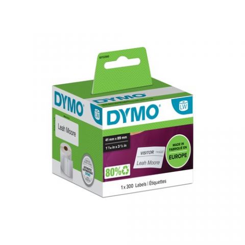 ETIQUETAS DYMO LABEL WRITER  41x89 mm ROLLO 300 ud