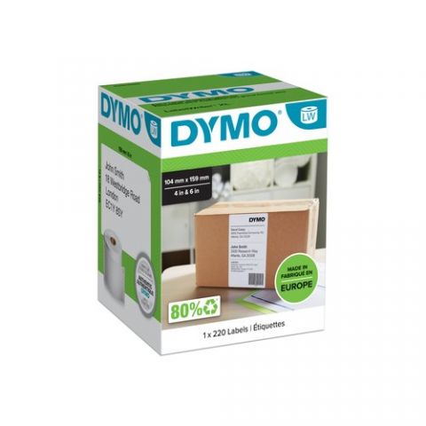 ETIQUETAS DYMO LABEL WRITER 104x159 mm ROLLO 220 u