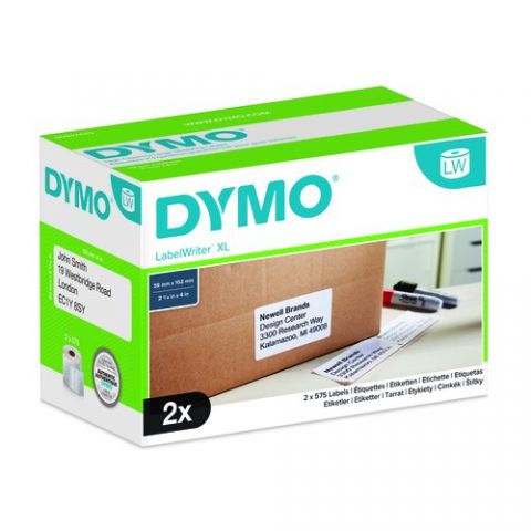 ETIQUETAS DYMO LABEL WRITER  102x59 mm PACK 2 ROLL