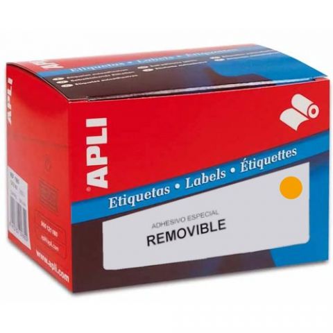 ETIQUETAS ADH.MANUALES ROLLO APLI PVP NARANJAS REM