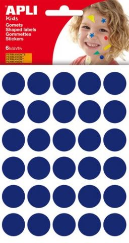 GOMETS APLI  BOLSA 6h REDONDOS Ø 20 mm col. AZUL 1