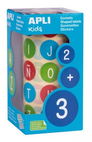 GOMETS APLI ROLLO ABC MULTICOLOR REMOVIBLE Ø 20 mm