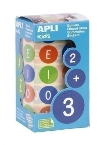 GOMETS APLI ROLLO ABC MULTICOLOR REMOVIBLE Ø 20 mm