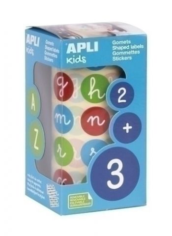 GOMETS APLI ROLLO ABC MINUSC. MULTICOLOR REMOVIBLE