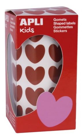 GOMETS APLI ROLLO CORAZON ROJO 20x 18 mm (16731)