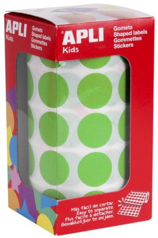 GOMETS APLI ROLLO 59h CIRCULO  Ø 20 mm VERDE CLARO