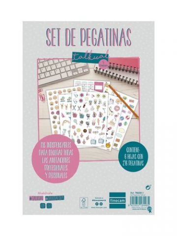 PEGATINAS FINOCAM SURTIDO SET de 6 hojas