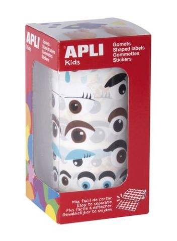 GOMETS APLI  ROLLO 30h OJOS SURTIDOS 1.380 uds. (1