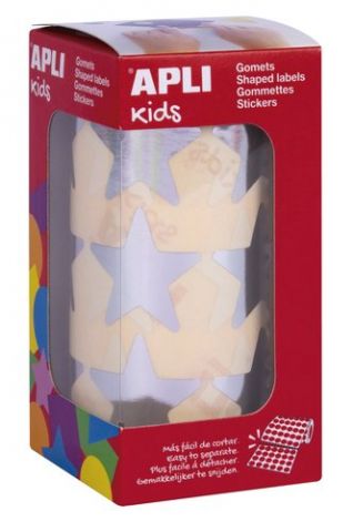 GOMETS APLI  ROLLO ESTRELLA 33mm 708 Uds. PLATA (1