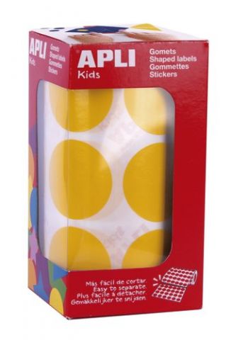 GOMETS APLI ROLLO REDONDO Ø 33 mm AMARILLO 708 uds
