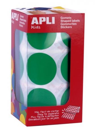 GOMETS APLI ROLLO REDONDO Ø 33 mm VERDE 708 uds. (