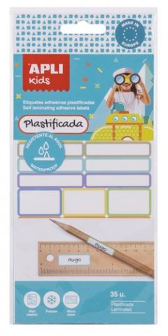 ETIQUETAS ADH.MANUALES APLI PLASTIFICADAS TAMAÑOS
