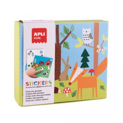 STICKERS GAME RS APLI KIDS CAJA CARTON BOSQUE