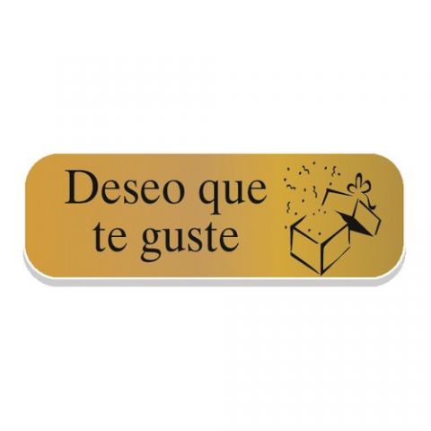ETIQUETAS REGALO ADH. HOLOGRAFICAS ROLLO  250 uds.
